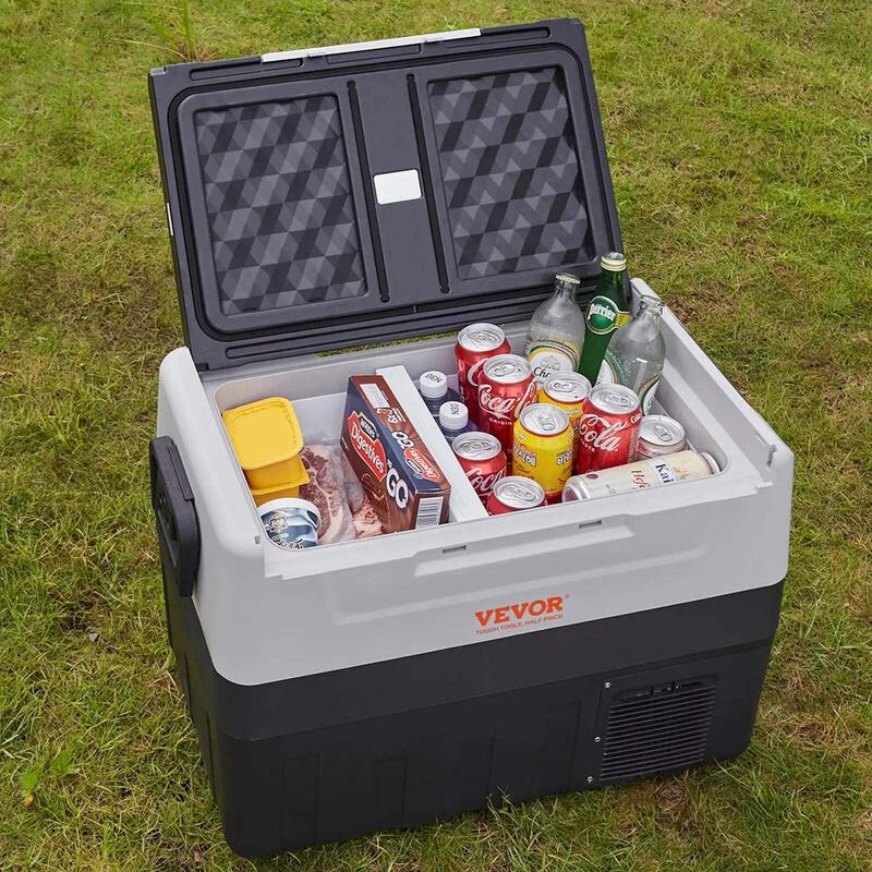 VEVOR Car Refrigerator 37Qt, 12V Portable Freezer with Dual Zone, – Fridge .com