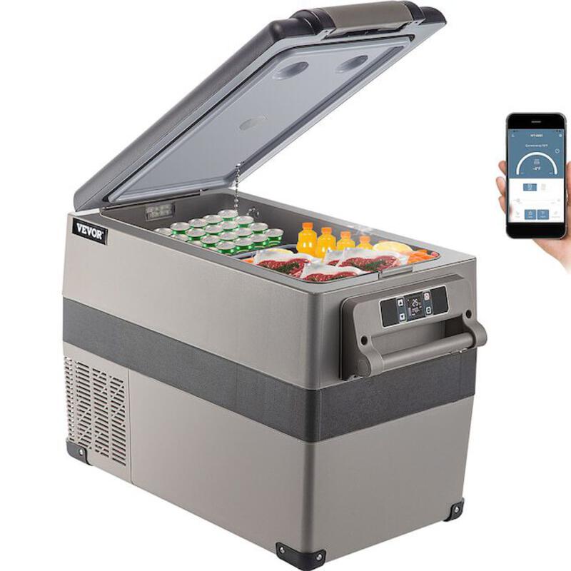VEVOR 45L/48 Quart Car Refrigerator 1.9-cu ft Garage Ready Frost-free  Defrost Chest Freezer (Gray) BXYSSCZSH-CF45001V1 at Lowes.com
