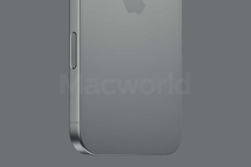 钢灰色的 iPhone 17 模型