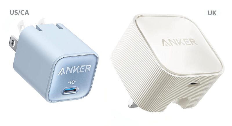 最佳单端口 iPhone 充电器：Anker 30W Nano 充电器 511