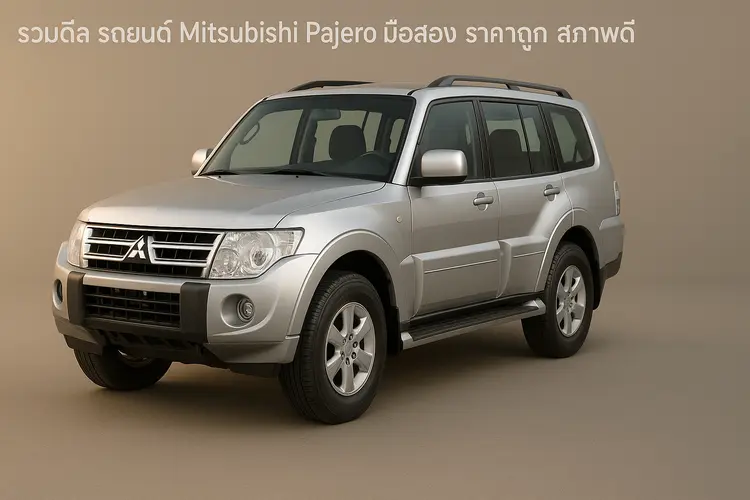 รวมดีล รถยนต์ Mitsubishi Pajero มือสอง ราคาถูก สภาพดี
