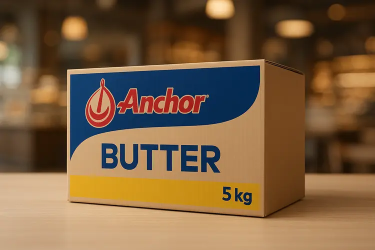 เช็คราคาเนย Anchor ขนาด 5 กิโลกรัมล่าสุด สำหรับร้านเบเกอรี่และร้านอาหาร