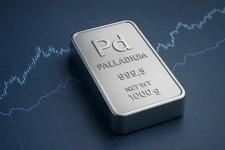 ราคาล่าสุด Palladium ในตลาดโลก อัปเดตกราฟแบบเรียลไทม์ พร้อมปัจจัยที่ส่งผล