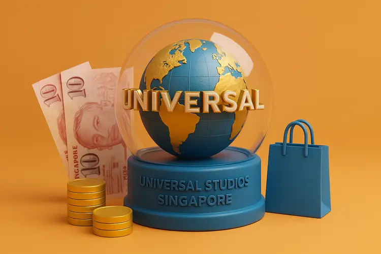 เที่ยว Universal Studios Singapore ต้องเตรียมเงินเท่าไหร่ รวมราคาของกินของฝาก