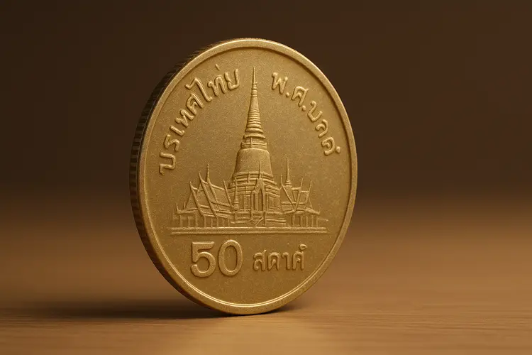เหรียญ 50 สตางค์ ปี 2548 ราคาเท่าไหร่? เหรียญกษาปณ์หมุนเวียนที่นักสะสมตามหา