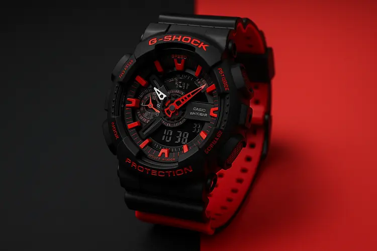 G-Shock GA-110HR-1A ราคาล่าสุด 2567 ของแท้ ซื้อที่ไหน? รุ่นยอดนิยมสีแดงดำ