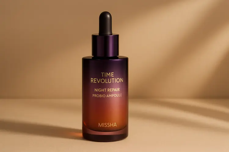 รีวิวแอมพูล Missha Time Revolution Night Repair Probio ราคาและคุณสมบัติ