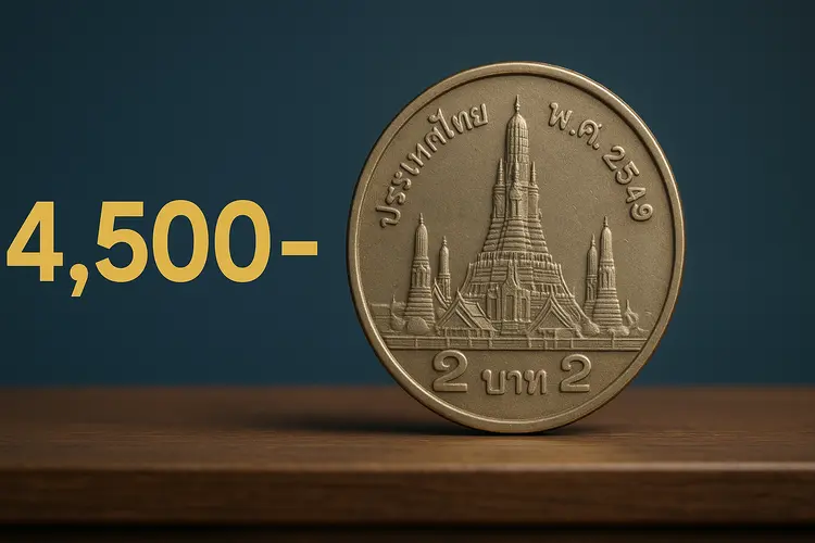 ราคา เหรียญ 2 บาท ปี พ.ศ. 2549 (รุ่นนิยม/หายาก) เช็คก่อนเก็บสะสม